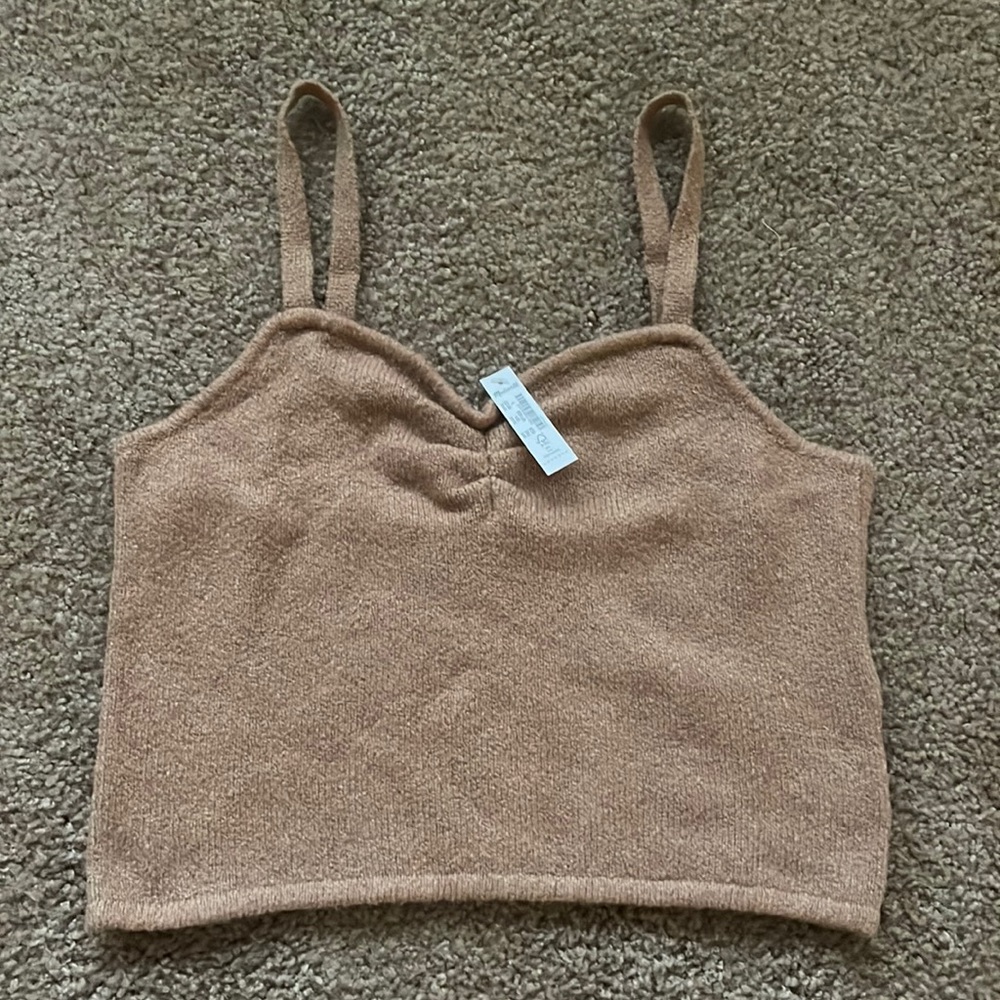 NWT Madewell Mapleton Crop Sweater Tank Top